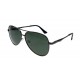 Herren Sonnenbrille Pilotenbrille schwarz Gläser grün oder grau UV 400