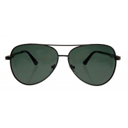 Herren Sonnenbrille Pilotenbrille schwarz Gläser grün oder grau UV 400
