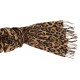 Schal Leopard beige oder braun schwarz Herbst Winterschal animalprint