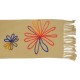 Schal 4 Farben Herbst Winterschal mit Blume Schwarz Grau Beige Rosa