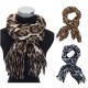 Schal Leopard beige oder braun schwarz Herbst Winterschal animalprint