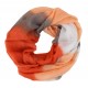 Loop orange blau grün oder rosa Batik Schal Rundschal Schlauchschal