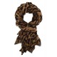 Leichter Schal Leopard beige grau oder braun Animalprint Damenschal