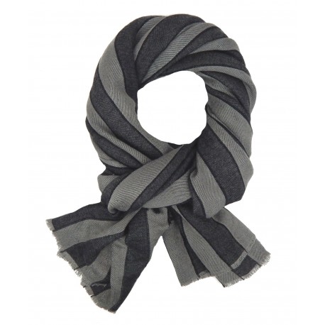 Herrenschal 4 Farben gestreift