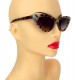 Sonnenbrille CatEye Beige Schwarz o. Grau Rockabilly Retro Statement