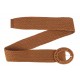 Breiter edler Gürtel Boho Flechtgürtel Beige braun 80 - 100 cm verstellbar