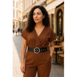 Gürtel Stretchgürtel schwarz silber Kroko Prägung