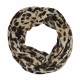 Loop Strickloop Leopard beige braun oder grau schwarz Herbst Winter