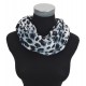 Loop Strickloop Leopard beige braun oder grau schwarz Herbst Winter