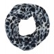 Loop Strickloop Leopard beige braun oder grau schwarz Herbst Winter