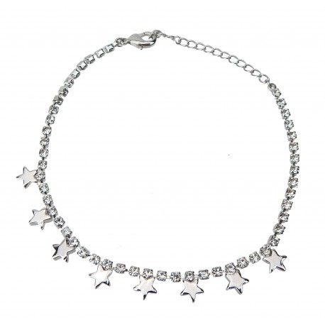 Armband silber Sterne Strass