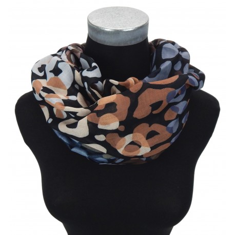 Loop Leopard schwarz beige blau braun grau Mocha Mouse Trendfarben