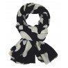 Weicher breiter Schal schwarz weiss Herbst Winterschal new arrival