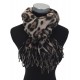 Weicher Schal Leopard beige braun oder grau Herbst Winterschal Animalprint