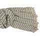 Kuschelweicher Schal beige grau Herbst Winterschal Strickschal