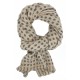 Kuschelweicher Schal beige grau Herbst Winterschal Strickschal