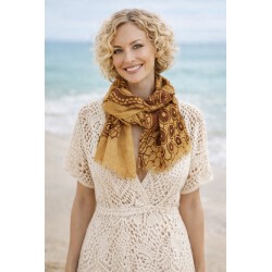 Schöner leichter Baumwollschal sand beigefarben Schal by Ella Jonte