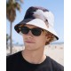 Bucket Hat Adler Damen Herren Sommer Hut weiss Wendehut schwarz