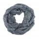 Leichter Loop 2 Farben orange oder blau offwhite Schal Schlauchschal Rundschal