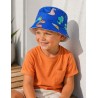 Ella Jonte Kinder Bucket Bucket Hat Blau Dinos Jungen Mädchen Sommerhut 54cm
