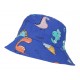Ella Jonte Kinder Bucket Bucket Hat Blau Dinos Jungen Mädchen Sommerhut 54cm