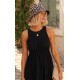 Bucket Hat bunt Wendehut einfarbig schwarz Kunstdruck Sonnenblumen 56 cm