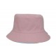 Bucket Hat pastell bunt Wendehut unifarben rosa Sommerhut 56 - 58 cm