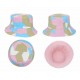 Bucket Hat pastell bunt Wendehut unifarben rosa Sommerhut 56 - 58 cm