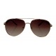 Pilotenbrille silber grau