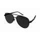Pilotenbrille silber grau