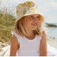 Kinder Bucket Hat bunt Mädchen Jungen Sommerhut Wendehut türkis 54cm