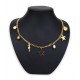 Ella Jonte Boho Halskette gold viele Anhänger maritime kurze Kette Edelstahl Ibiza Style