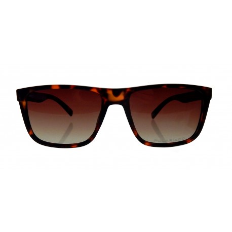 Ella Jonte Herren Sonnenbrille rechteckig braun Schildpatt polarisierend leicht