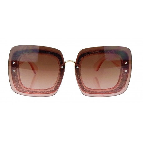 Sonnenbrille braun rosé