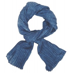 Damenschal blau meliert