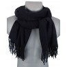 Klassischer weicher Herrenschal schwarz Herbst Winterschal