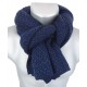 Herrenschal blau schwarz