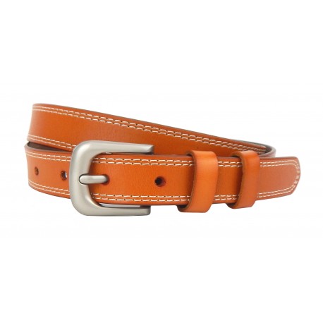 Ledergürtel braun cognac