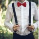 Herren Fliege rot