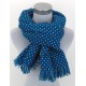 Damenschal petrol weiss