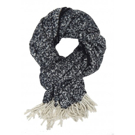 Damenschal schwarz beige