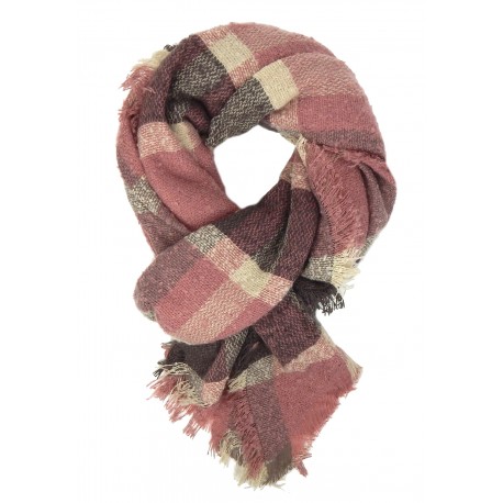 Damenschal rosa violett