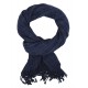 Damenschal Webschal blau