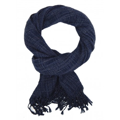 Damenschal Webschal blau