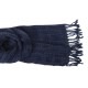 Damenschal Webschal blau