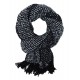 Damenschal schwarz weiss