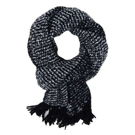 Damenschal schwarz weiss