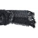 Damenschal schwarz weiss
