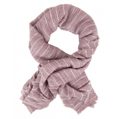 Damenschal rosa weiss