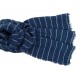 Damenschal blau weiss